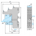 RSB2A080F7 Интерфейсно реле, бобина 120V AC