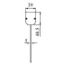 Indicator light 2W, LED, wall-type