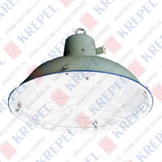 Steel single bulb cargo light E40