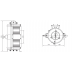 Double-deck masthead light for ships above 50m.