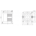 Starboard light for ships above 12m., up to 50m.