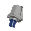 240.1693 Индустриален  щепсел за стенен монтаж 16A 2P+E 6h 200-250V 50Hz 60Hz Screw  terminals