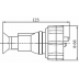 Nylon plug for marine applications, 2P, 24V, 16A