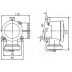Nylon socket for marine applications, 2P, 24V, 16A